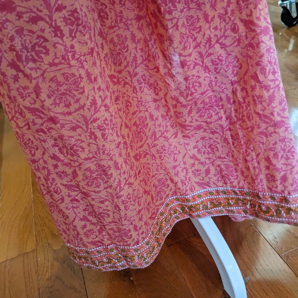 Pink Floral Maxi Dress - Picture 4 of 8